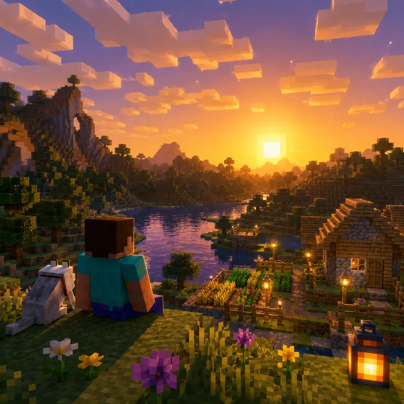 Artwork for Minecraft Title Theme